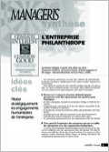 L'entreprise philanthrope