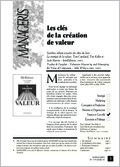 Les clés de la création de valeur