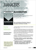 Lessons learned from blockbuster products