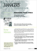 Managing your stress