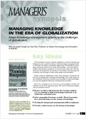 Managing knowledge in the era of globalization