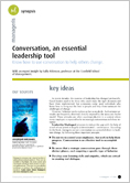 Conversation, an essential leadership tool