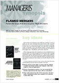 Flawed mergers