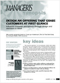 Design an offering that grabs customers at first glance