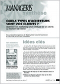 Quels types d'acheteurs sont vos clients?