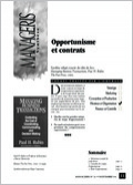 Opportunisme et contrats